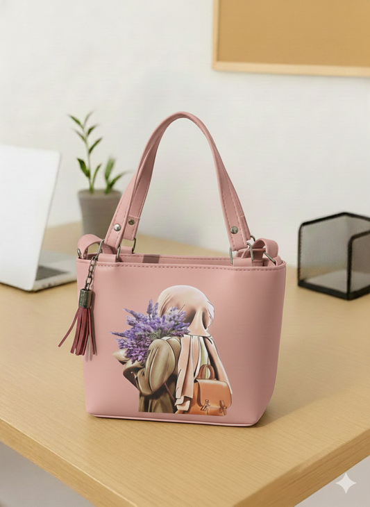 Aesthetic Girl Illustration Tote Bag